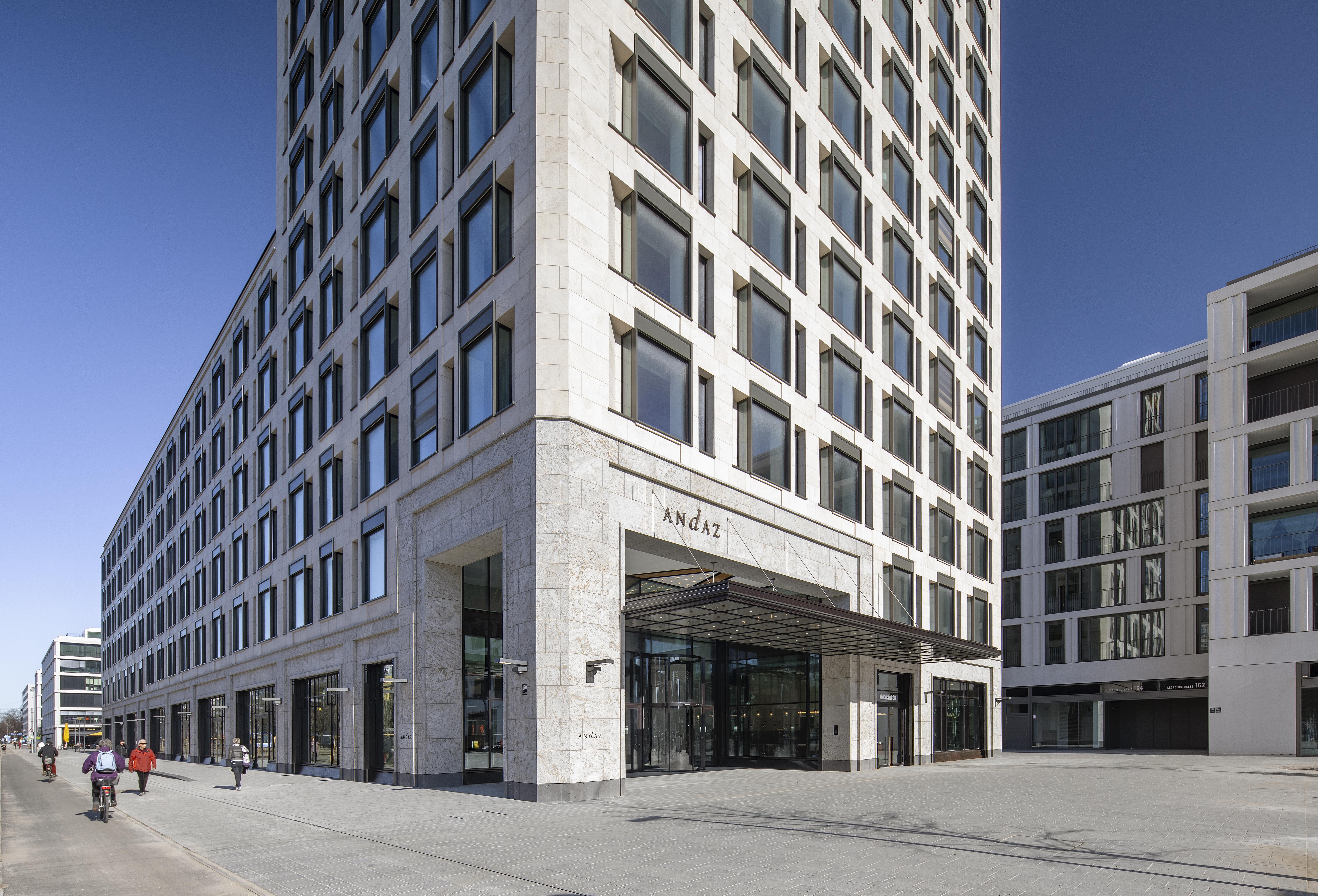 Отель Andaz Munich Schwabinger Tor, By Hyatt Экстерьер фото The new building of the university library