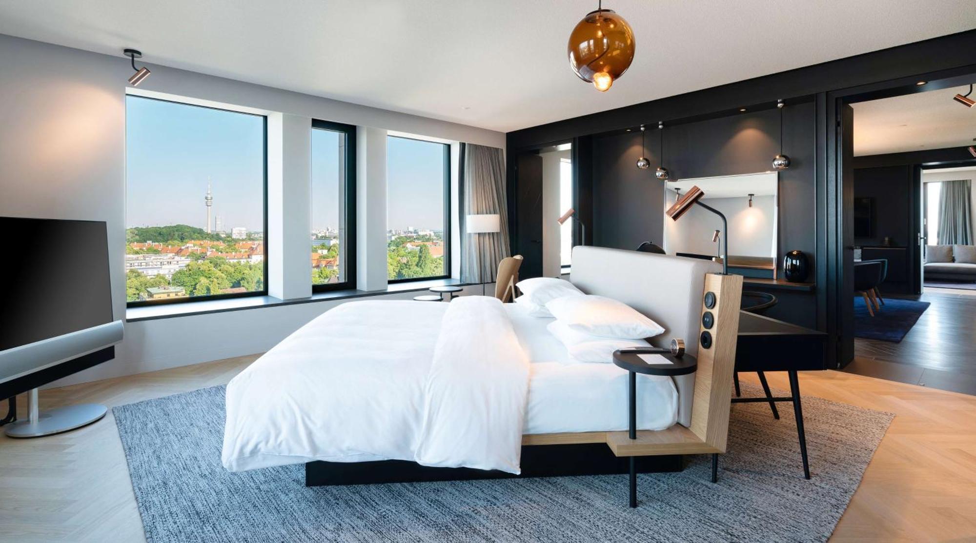 Отель Andaz Munich Schwabinger Tor, By Hyatt Экстерьер фото A bedroom at the hotel