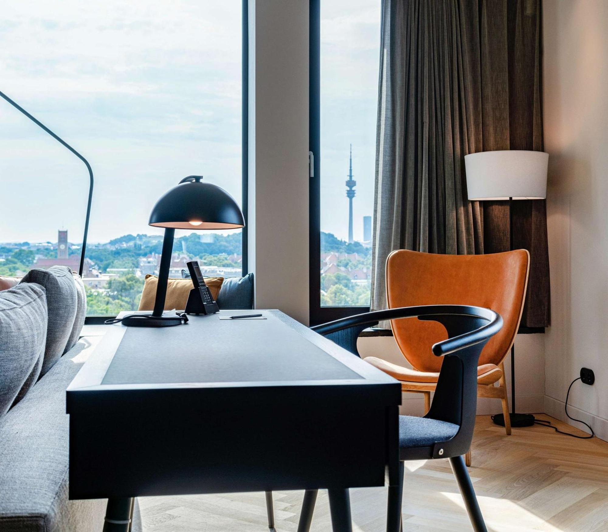 Отель Andaz Munich Schwabinger Tor, By Hyatt Экстерьер фото A room at the hotel